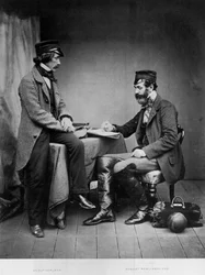Dr Sutherland e Robert Rawlinson, 1855